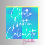 Chipotle Nutrition Calculator Babie blue
