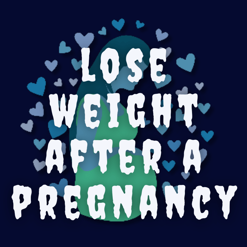 Why is it hard for women to lose weight after a pregnancy?