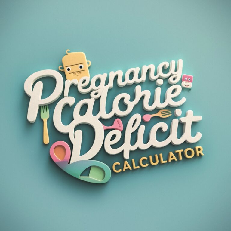Pregnancy Calorie Deficit Calculator