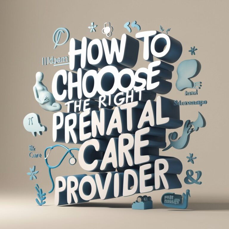 How to Choose the Right Prenatal Care Provider: A Comprehensive Guide 1 How to Choose the Right Prenatal Care Provider