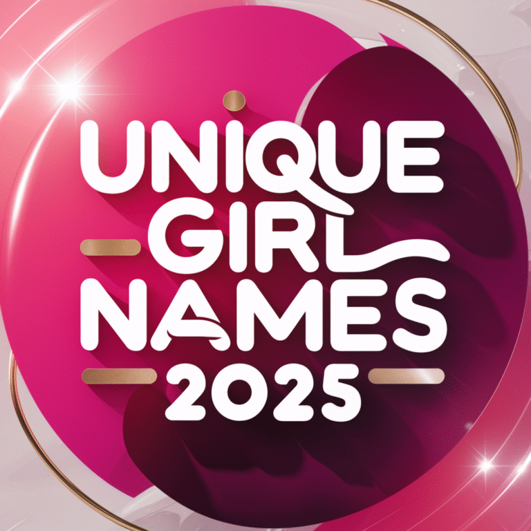 Unique Girl Names 2025