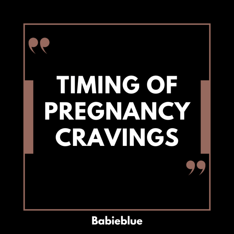 When do pregnancy cravings start