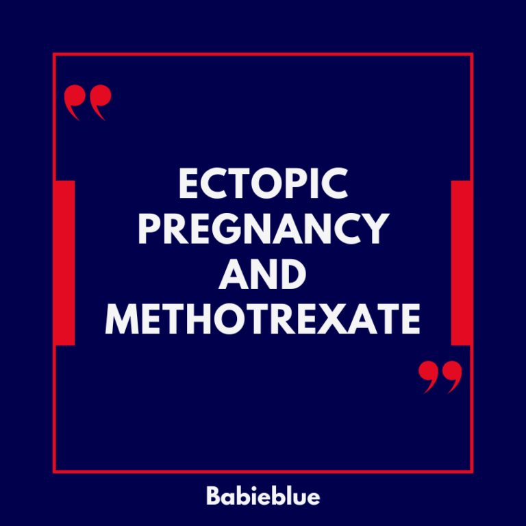 Methotrexate ectopic pregnancy
