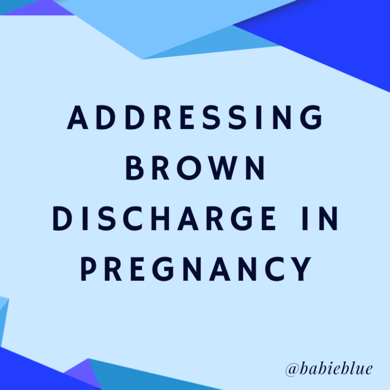 Brown Discharge During Pregnancy