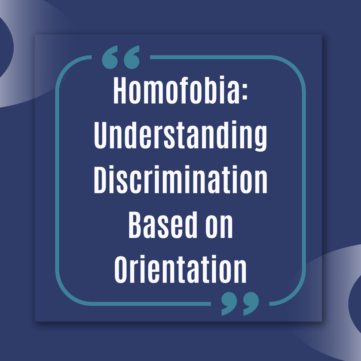 Defining Sexual Orientation Discrimination